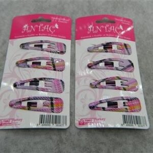 Ekose Desenli 5 cm Çıtçıt Toka 12 Kart 2005mp