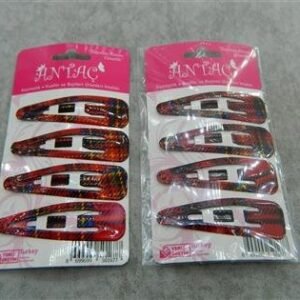 Ekose Desenli 6.5 cm Çıtçıt Toka 12 Kart 2007mp