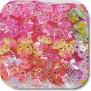 Elma Figurlu Cocuk Lastik Toka 20 Cift 5934mp