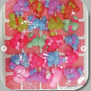 Figurlu Cocuk Lastik Toka 20 Cift 5892mp