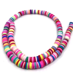 Fimo Boncuk 6 Mm Karışık Mix Renk, Takı Malzemesi