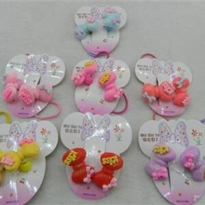 Fiyonklu Lastik Cimcime Okul Tokasi 20 Cift 4144mp