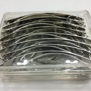 Gümüş Renkli Metal Saç Tokası 24 Adet 2048mp