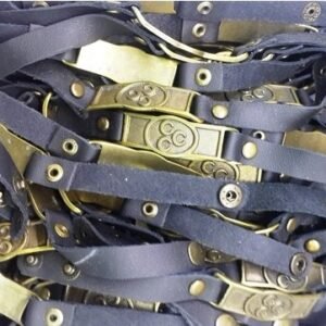 İmalattan Toptan 3 Hilal Deri Bileklik 12 Adet 577mp