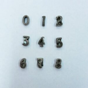 İmalattan Toptan Anahtarlık Bileklik Metal Rakam Çeşitleri 100 Adet 178mp