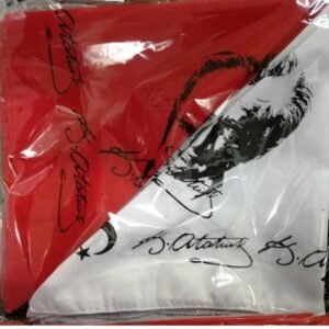 İmalattan Toptan Atatürk İmzalı Bandana 12 Adet 2092mp