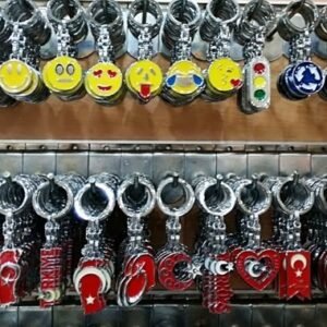 İmalattan Toptan Metal Anahtarlık 100 Adet 1212mp