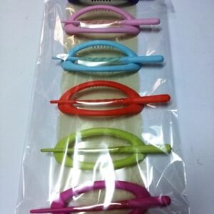 İmalattan Toptan Renkli Topuz Saç Tokası 12 Adet 2344mp