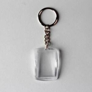 İmalattan Toptan Şeffaf Anahtarlık 50 Adet 180mp