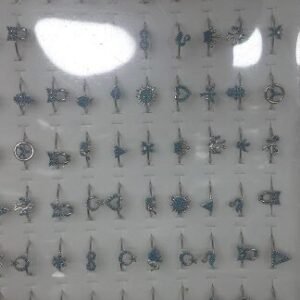 İmalattan Toptan Zirkon Taşlı Yüzük 100 Adet 3746mp