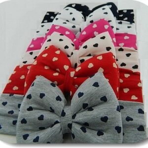 Kalp Baskili Bebek Sac Bandi 6 Adet 4374tb