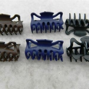 Karışık Renk Mat Mandal Toka 12 Adet 7810as