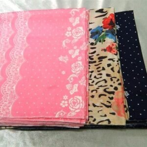 Karışık Renkli Desenli Saç Bandı Bandana 12 Adet 7819as