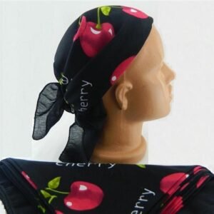 Kiraz Desenli Bandana 12 Adet 4459tb