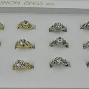 Kristal Tasli Bayan Yuzuk 12 Adet 5349mp