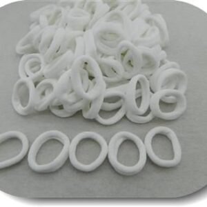 Kucuk Boy Beyaz Renk Havlu Toka 100 Adet 5454mp