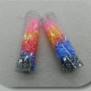 Kucuk Boy Renkli Ince Perma Lastik Toka 12 Tup 5861mp