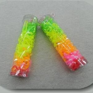 Kucuk Boy Renkli Perma Lastik Toka 12 Tup 5857mp