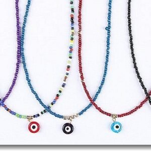 Kum Boncuklu Nazar Kolye 12 Adet 555kb