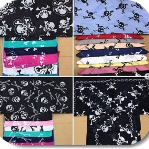 Kurukafa Desenli Bandana 12 Adet 7080mp