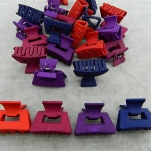 Mat Karışık Renkli Orta Boy Mandal Toka 24 Adet 7861as