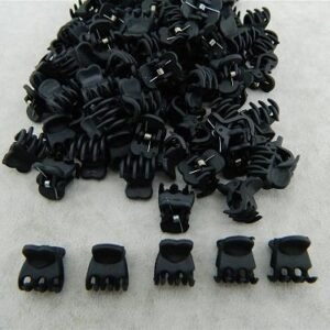 Mat Siyah Renkli Mini Mandal Toka 100 Adet 7879as