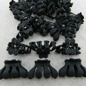 Mat Siyah Renkli Orta Boy Mandal Toka 24 Adet 7863as