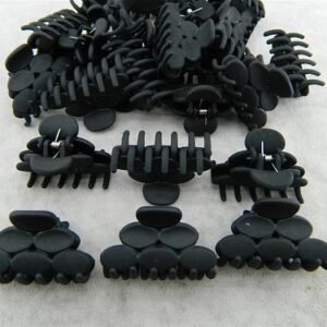 Mat Siyah Renkli Orta Boy Mandal Toka 24 Adet 7864as