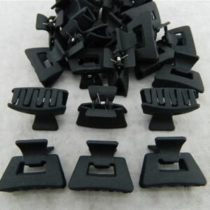 Mat Siyah Renkli Orta Boy Mandal Toka 24 Adet 7865as