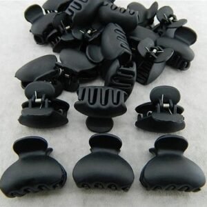 Mat Siyah Renkli Orta Boy Mandal Toka 24 Adet 7862as