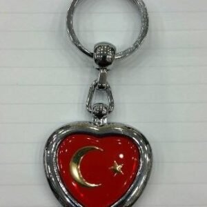 Metal Ay Yıldız Anahtarlık 8000as