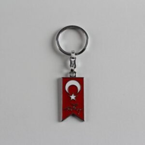 Metal Ay Yıldız Türkiye Anahtarlık 12 Adet 302mp