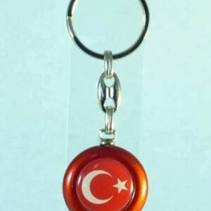 Metal Bayrak Anahtarlık 12 Adet 9614as