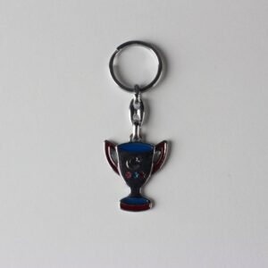 Metal Bordo Mavi Taraftar Kupa Anahtarlık 12 Adet 322mp