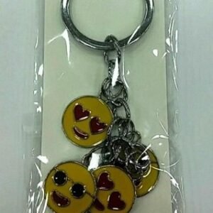 Metal Çoklu Emoji Salkım Anahtarlık 289mp