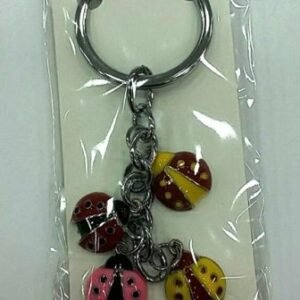 Metal Çoklu Uğur Böceği Salkım Anahtarlık 277mp