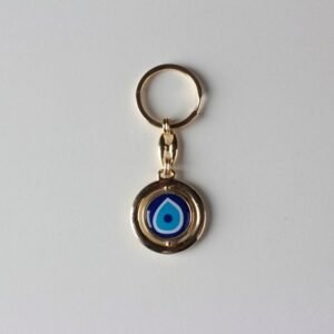 Metal Dönerli Nazar Anahtarlık 12 Adet 312mp