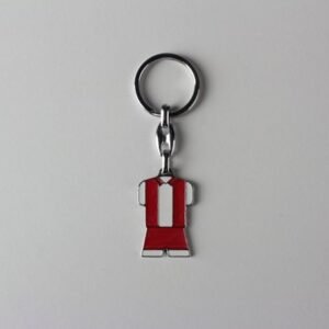 Metal Kırmızı Beyaz Taraftar Anahtarlık 12 Adet 318mp