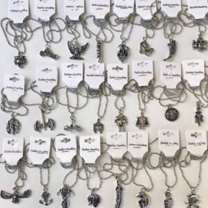 Metal Sallantili Zincir Kolye 24 Adet 3588ub