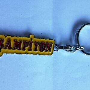 Metal Sarı Kırmızı Şampiyon Anahtarlık 12 Adet 380mp