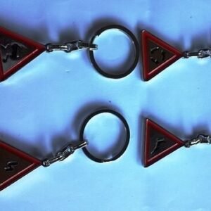 Metal Trafik İşaret Levhaları Anahtarlık 12 Adet 384mp