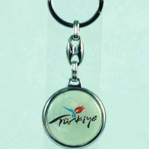 Metal Türkiye Anahtarlık 12 Adet 9608as