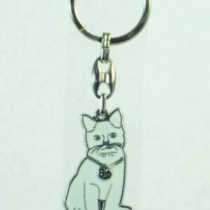 Metal Van Kedisi Anahtarlık 12 Adet 9625as