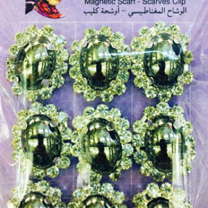Mıknatıslı Şal Eşarp Klipsi 9 Adet 2840mp