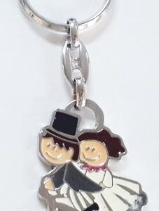 Mineli Bisiklette Gelin Damat Anahtarlik 10 Adet 5338mp