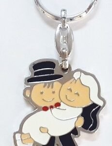 Mineli Kucakta Gelin Damat Anahtarlik 10 Adet 5337mp