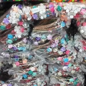 Örme Çiçekli Taç 12 Adet 967mp