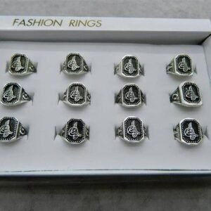 Osmanlı Tuğrası Erkek Yüzük 12 Adet 9751as