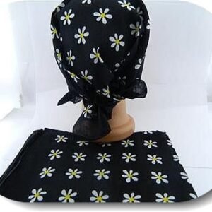 Papatya Baskili Sac Bandana 12 Adet 1861tb