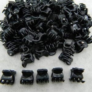 Parlak Siyah Renkli Mini Mandal Toka 100 Adet 7878as